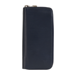 Louis Vuitton Vertical Long Wallet, Epi, Navy, CA1147 (2017), 2*